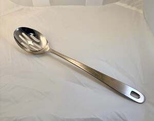 Cook's Club 18-8 Stainless Steel Slotted Serving Spoon